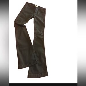 Free People black pull on flare jeans size 25 stretch
